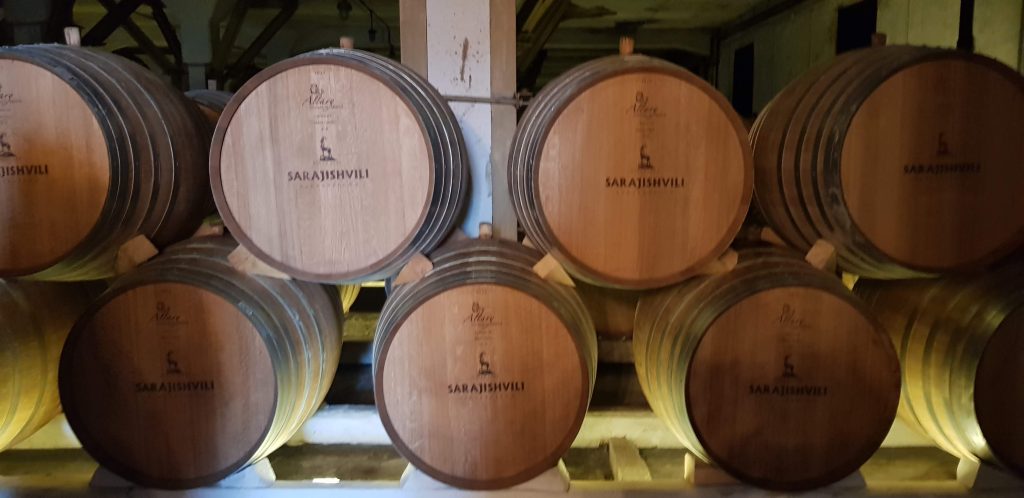 Fûts de chêne de l’époque modern pour brandy SARAJISHVILI